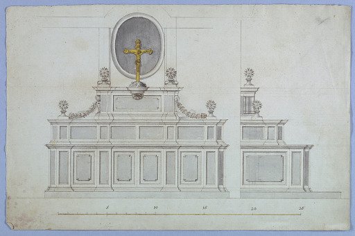 Project for a Case in a Vestry with Alternative Suggestions