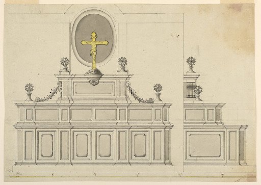 Project for a Case in a Vestry with Alternative Suggestions
