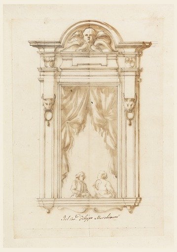 Design for Elevation of a Window Case