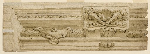 Project for the Decoration of an Entablature with Alternative Suggestions