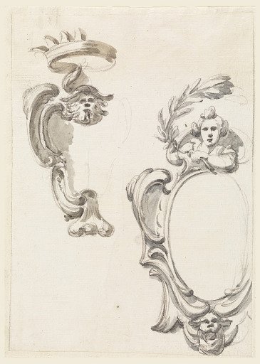 Design for Two Escutcheons