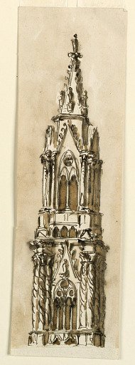 Steeple in Gothic Style
