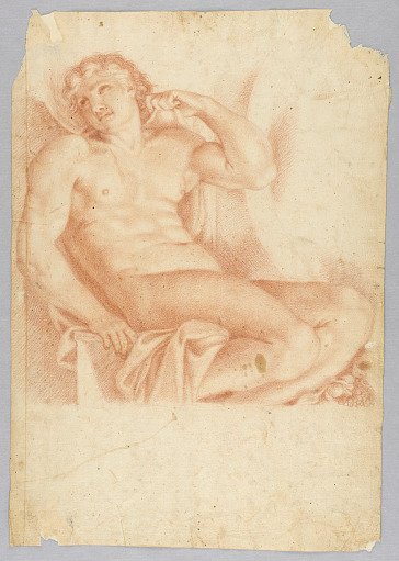 Slave from Hero and Leander in the Galleria Farnese, after Annibale Carraci