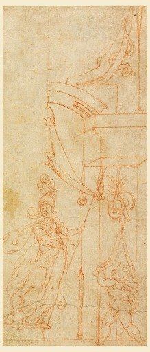 Design with Minerva under an Arch