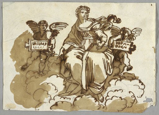Theology, after Raphael Sansio, Stanza della Segnatura, Vatican