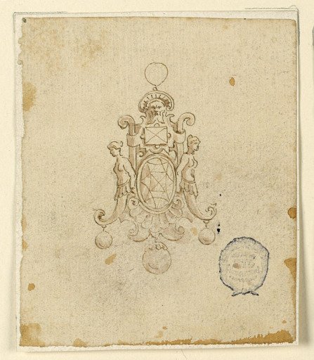Design for Pendant with Half Figures