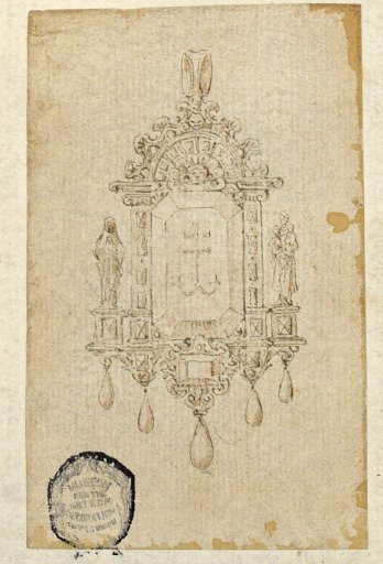 Design for a Pendant in Shape of Niche