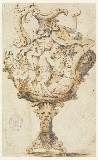 Design for Majolica Pitcher