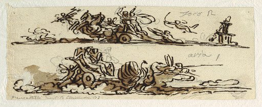 Allegorical Figures of Fire and Air