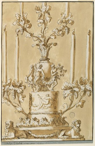 Candlestick Representting Autumn