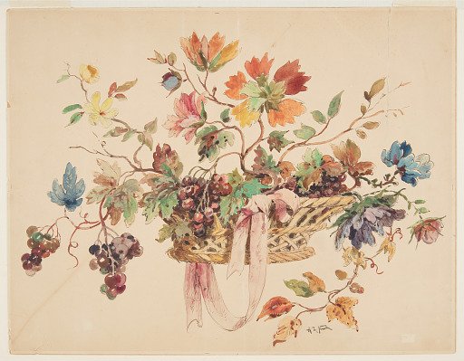 Design for embroidery or tapestry
