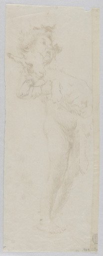 Study for standing boy with kid, “Vintage Festival,” Mendelssohn Glee Club, New York, NY