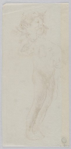Study for standing boy with kid, “Vintage Festival,” Mendelssohn Glee Club, New York, NY