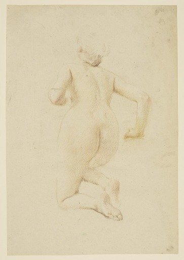 Study for a kneeling woman, “Vintage Festival,” Mendelssohn Glee Club, New York, NY