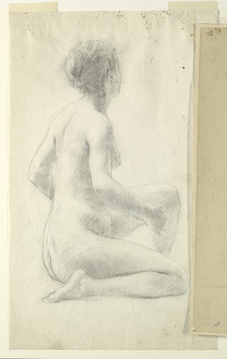 Study for a seated woman, “Vintage Festival,” Mendelssohn Glee Club, New York, NY