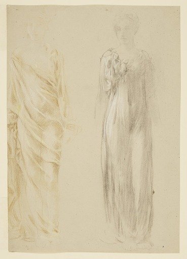 Study for standing woman, “Vintage Festival,” Mendelssohn Glee Club, New York, NY