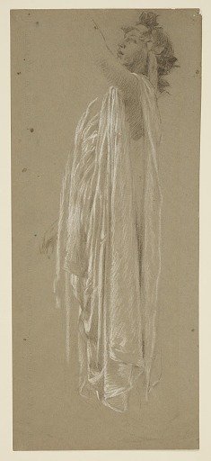 Study for leader of the procession, “Vintage Festival,” Mendelssohn Glee Club, New York, NY