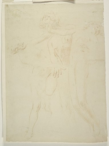 Study for a group of figures, “Vintage Festival,” Mendelssohn Glee Club, New York, NY