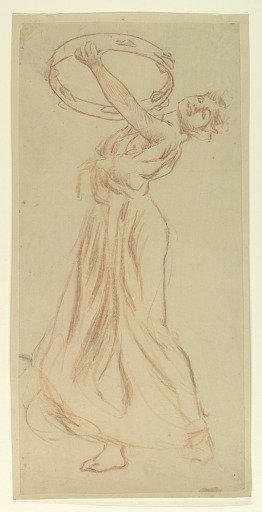 Study for Girl with Tambourine, “Vintage Festival”, Mendelssohn Glee Club, New York