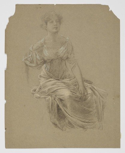 Study for woman, “Vintage Festival,” Mendelssohn Glee Club, New York, NY