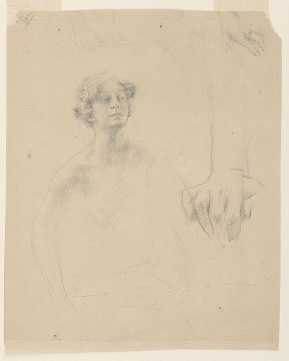 Study for woman, “Vintage Festival,” Mendelssohn Glee Club, New York, NY