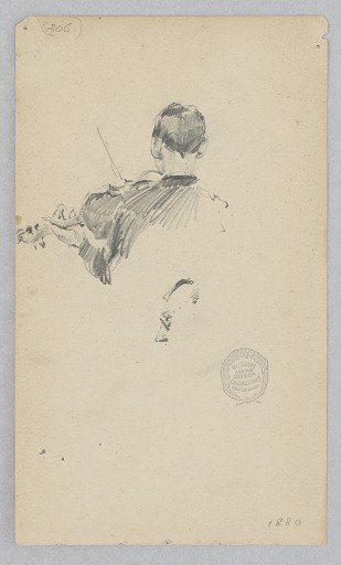 Musician playing the violin
