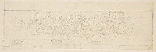 Study for a procession, “Vintage Festival,” Mendelssohn Glee Club, New York, NY