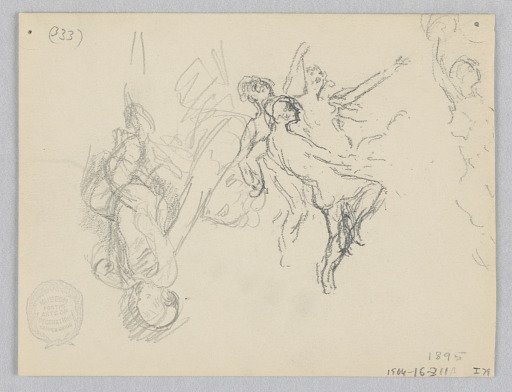 Study for dancing women, “Moods to Music,” Mendelssohn Glee Club, New York, NY