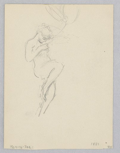 Study for a dancing woman, “Moods to Music,” Mendelssohn Glee Club, New York, NY
