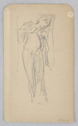 Study for a dancing woman, “Moods to Music,” Mendelssohn Glee Club, New York, NY