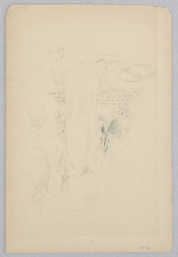 Study for a kneeling woman, “Vintage Festival,” Mendelssohn Glee Club, New York