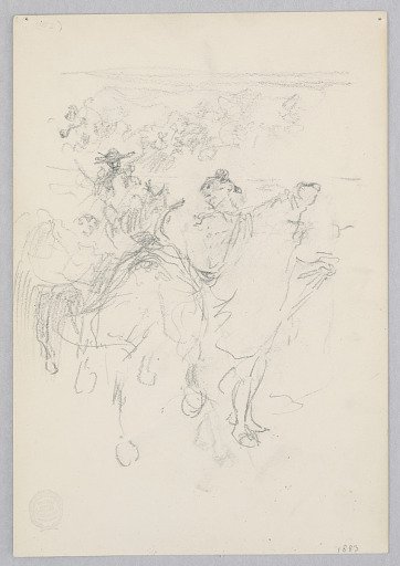 Men on horseback