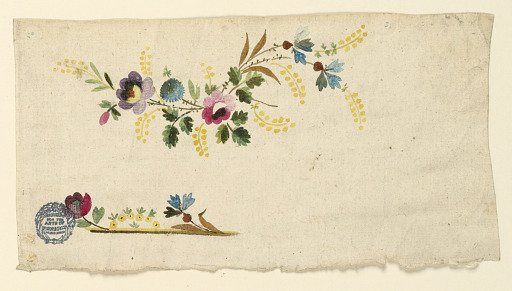 Design for the Embroidery of a Man's Waistcoat