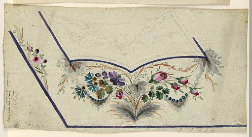 Design for the Embroidery of a Man's Waistcoat