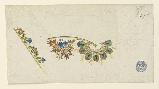Design for the Embroidery of a Man's Waistcoat