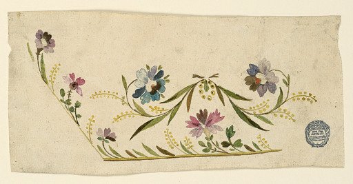 Design for the Embroidery of a Man's Waistcoat