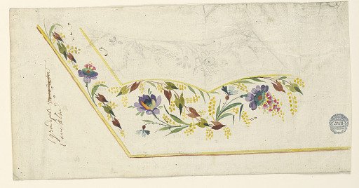 Design for the Embroidery of a Man's Waistcoat