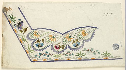 Design for the Embroidery of a Man's Waistcoat