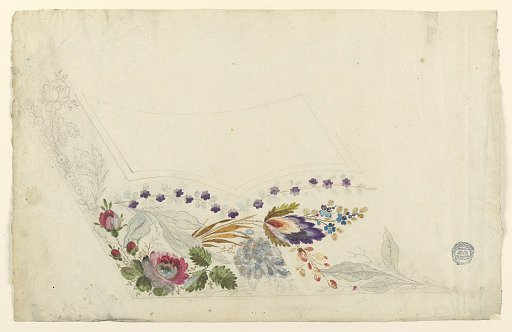 Design for the Embroidery of a Man's Waistcoat