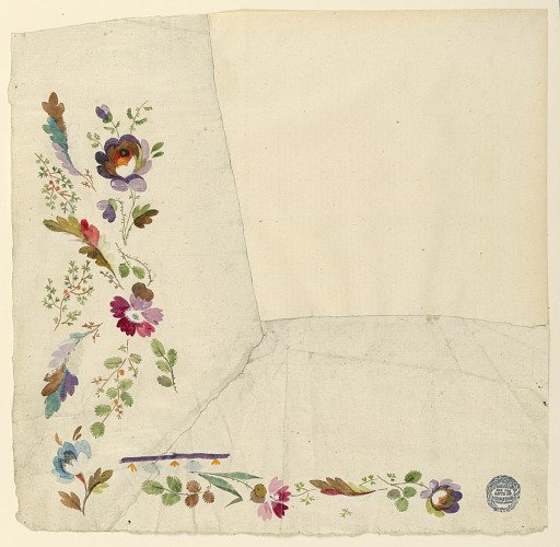 Design for Parts of the Embroidery of a Man's Waistcoat