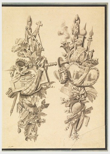 Design for Two Trophies