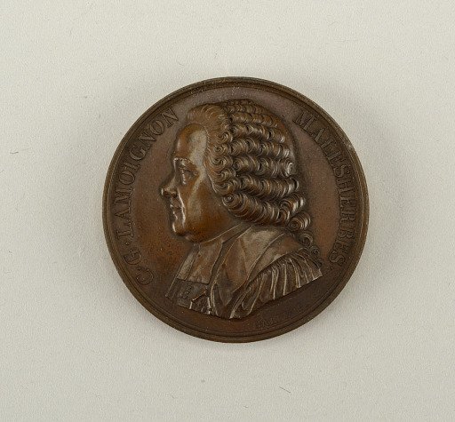 Medal Commemorating Lamigoignon Malesherbes
