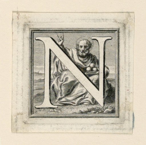 Decorated Capital Letter N