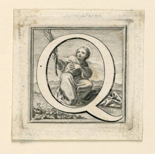 Decorated Capital Letter Q