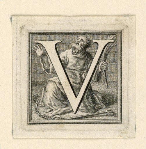 Decorated Capital Letter V