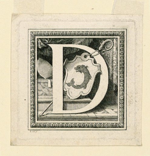 Letter D, for Baluze's "Histoire générale de la Maison d'Auvergne"
