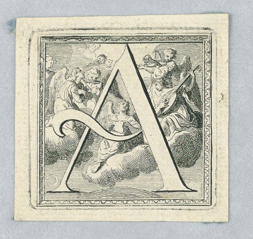 Figural Letter, Capital A