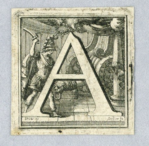 Figural Letter, Capital A