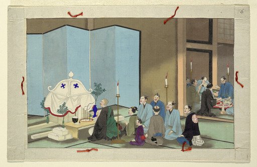 One of Sixteen Scenes of the Death and Burial of a Man