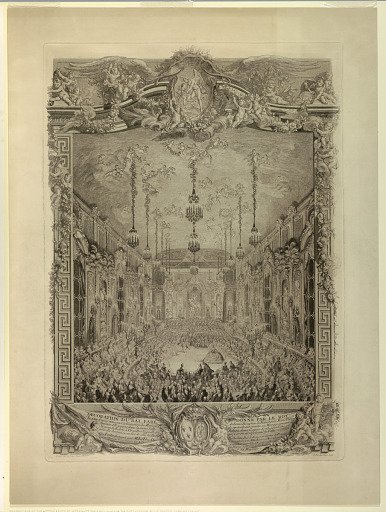 Decoration du Bal Paré Donne Par Le Roy